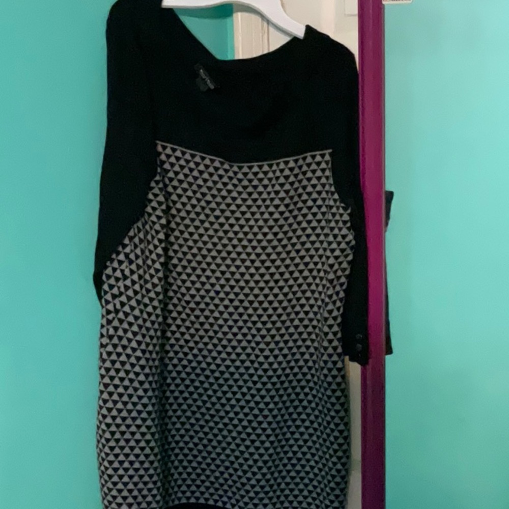 Whbm tunic in sweatshirt type material